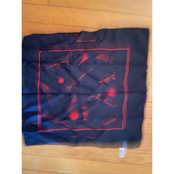 Italy Louis Vuitton 100% Silk Scarf Authentic & Beautiful 17.5" x 17" - Picture 3 of 4